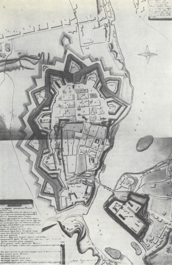 План Нарвских укреплений 1797 года. 